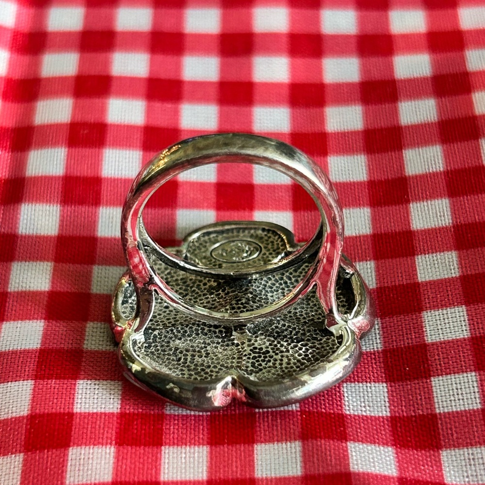 Turquoise Flower Ring - Picture 3 of 5